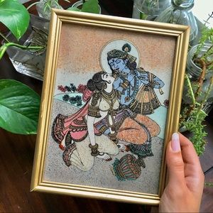Hindu Gemstone Painting 🌷